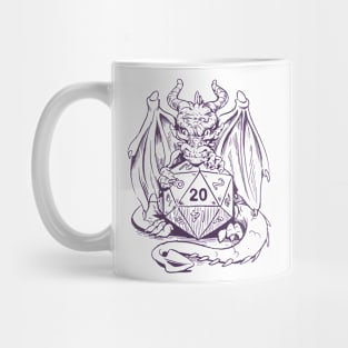 DnD Dragon D20 Mug